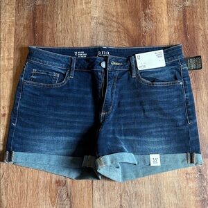 A.n.a Mid-Rise Denim Shorts